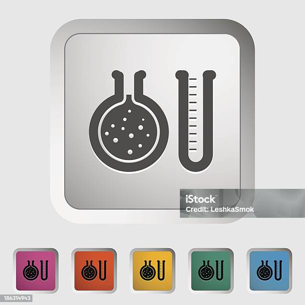 Chemistysymbol Stock Vektor Art und mehr Bilder von Abstrakt - Abstrakt, Ausrüstung und Geräte, Becherglas