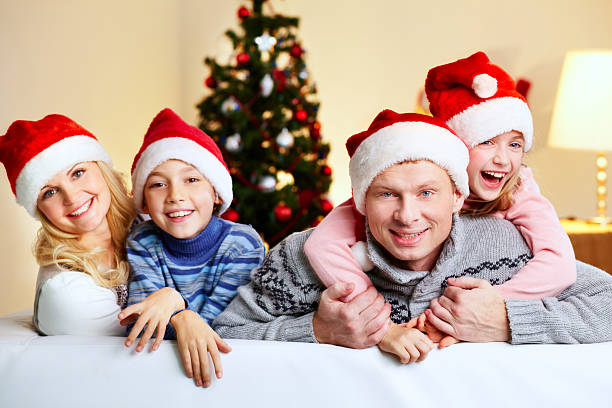 istock Family of Santas 186315441