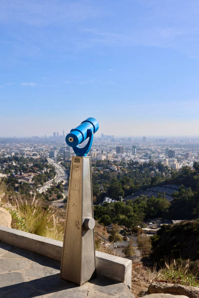 istock Viewing telescope for tourists to enjoy 1863157715
