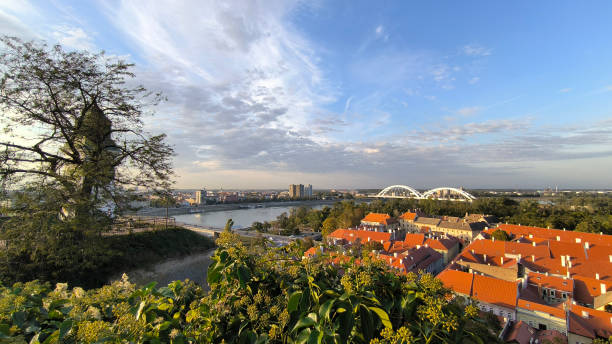 istock Petrovaradin Fortress on the Danube river, panoramic view 1863159817