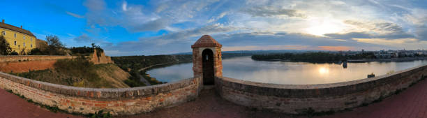 istock Petrovaradin Fortress on the Danube river, panoramic view 1863159827