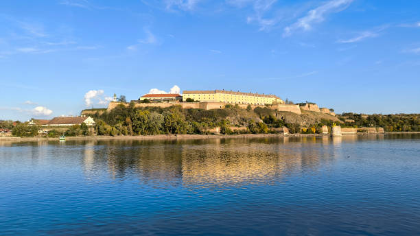 istock Petrovaradin Fortress on the Danube river, panoramic view 1863160338