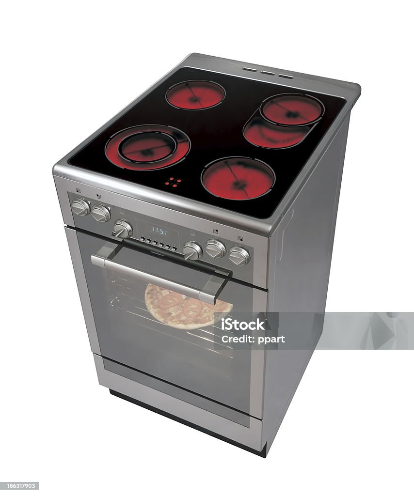 Stainless Steel Electric Stove With Oven Stock Photo - Download Image Now -  Glass-Ceramic Stove Top, Oven, Appliance - iStock