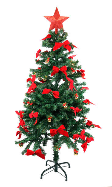 istock Close up on Christmas tree with decoration 1863179226