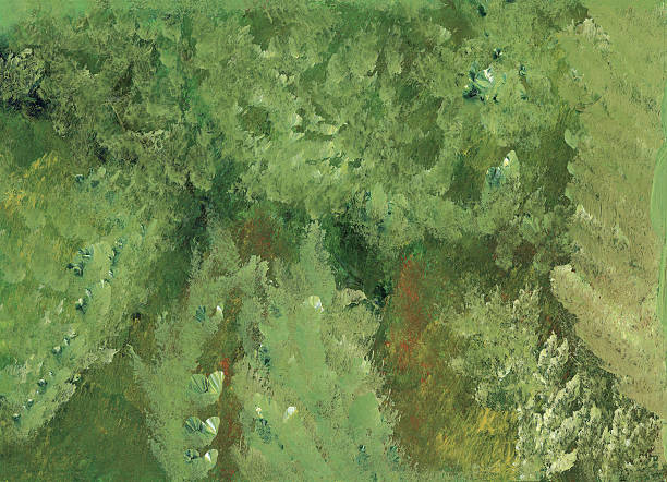 ilustraciones, imágenes clip art, dibujos animados e iconos de stock de abstract bosque - backgrounds textured textured effect green background