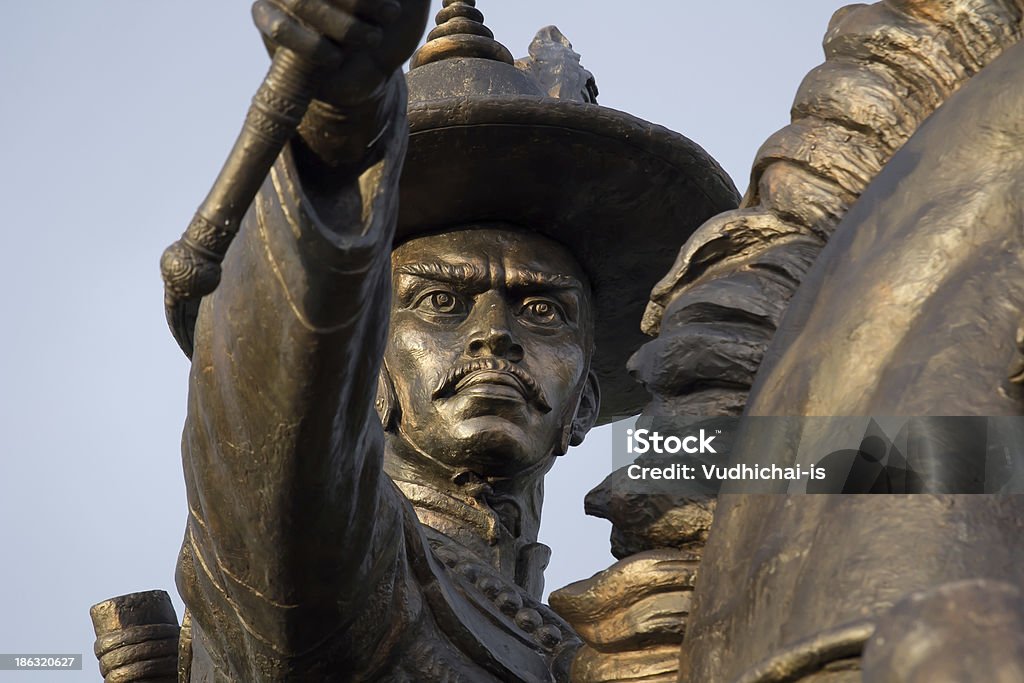 Tailandês Taksin Rei estátua - Royalty-free Monumento Foto de stock