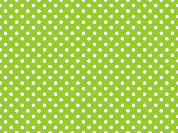 istock texturised white color polka dots over yellow green background 1863215259