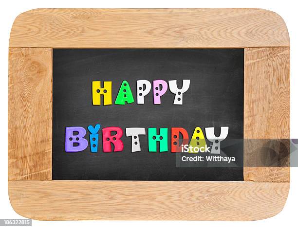Colorful Letters With Happy Birthday Stock Photo - Download Image Now - Anniversary, Birthday, Birthday Present