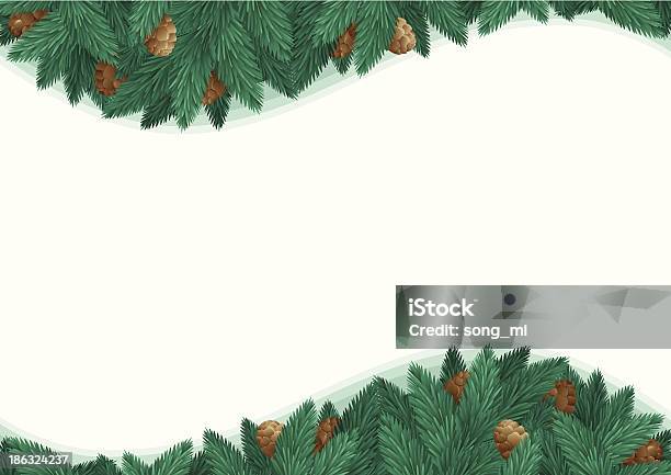 Christmas Background With Copy Space For Text Stock Illustration - Download Image Now - Abstract, Backgrounds, Border - Frame