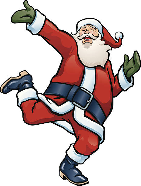 Dancing Santa Image Dancing Santa Illustrations, Royalty-Free Vector Graphics & Clip Art ...