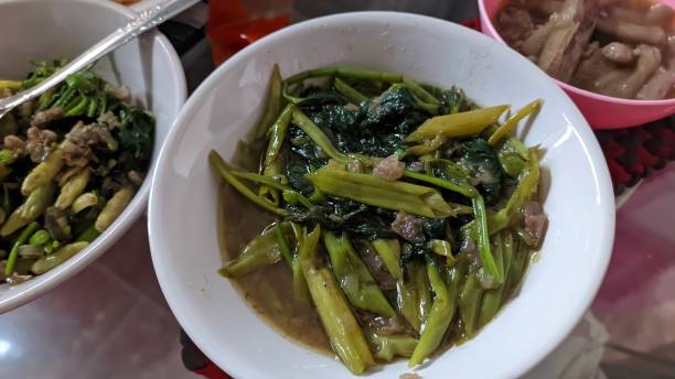 istock a plate of stir-fried kale 1863255132