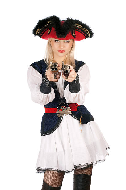istock Beautiful young blonde with guns 186326028