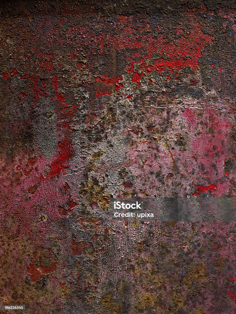 metall verrostet rot hintergrund - Royalty-free Antigo Foto de stock