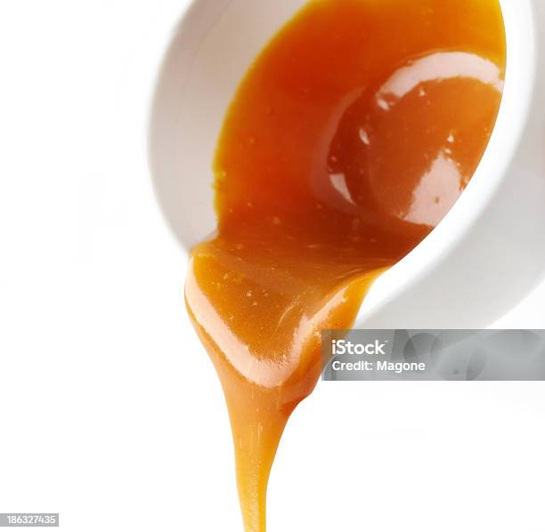 Sweet Caramel Sauce Stock Photo - Download Image Now - Bowl, Brown, Candy