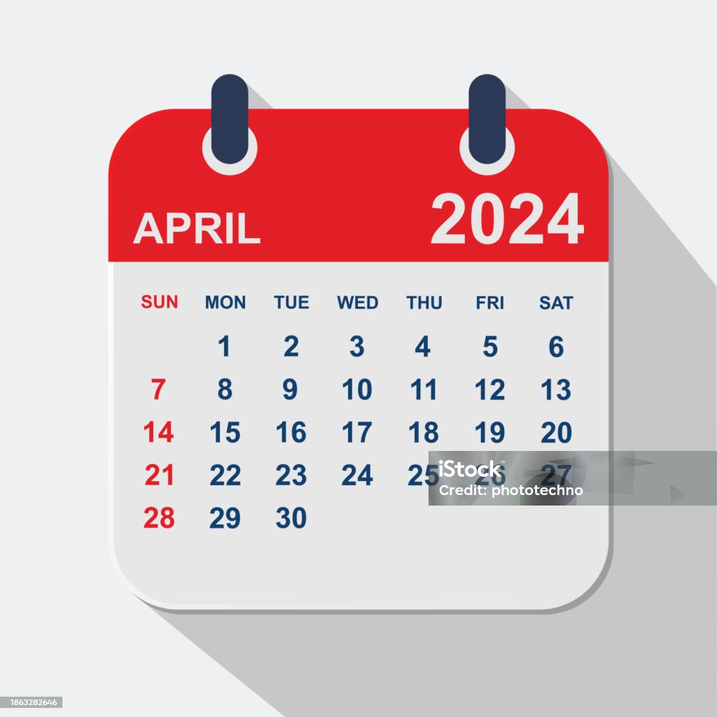 April 2025 Calendar Calendar Planner Design Template Week Starts On