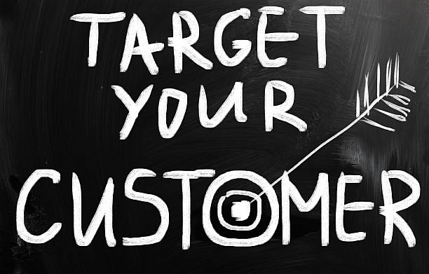 istock 'Target your Customer' writing getting shot by an arrow 186328491