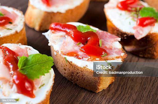 Bruschetta Time Stock Photo - Download Image Now - Appetizer, Bread, Bruschetta