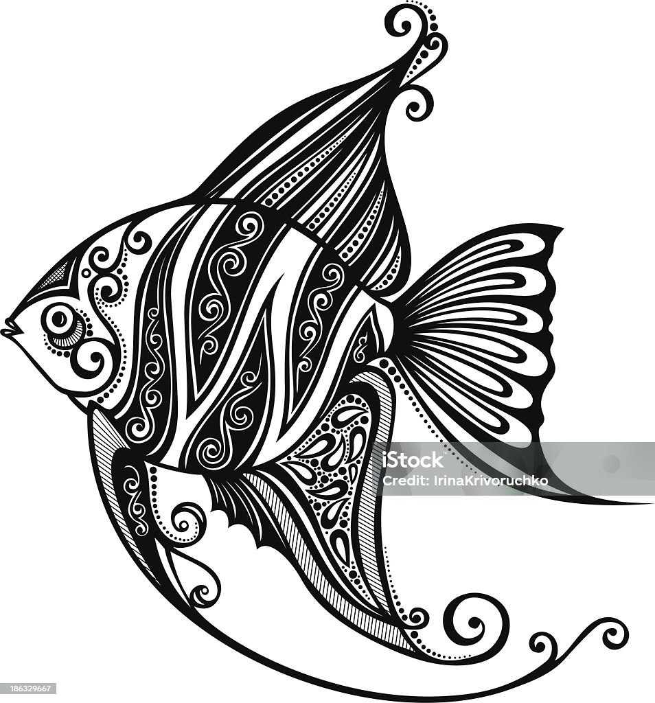 Fish Vector Abstract Vector Abstract Sea Fish Stock Illustration - Download Image Now ...