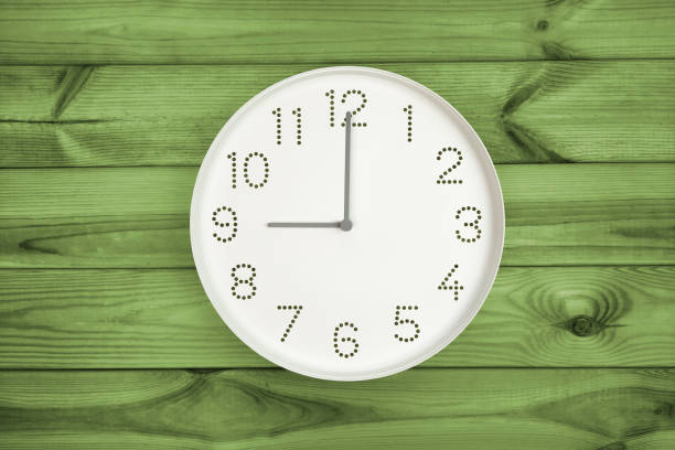 istock Nine o'clock. Time management or business concept. 1863309570