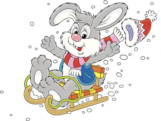 illustrations, cliparts, dessins animés et icônes de attelage de lapin - winter olympic games