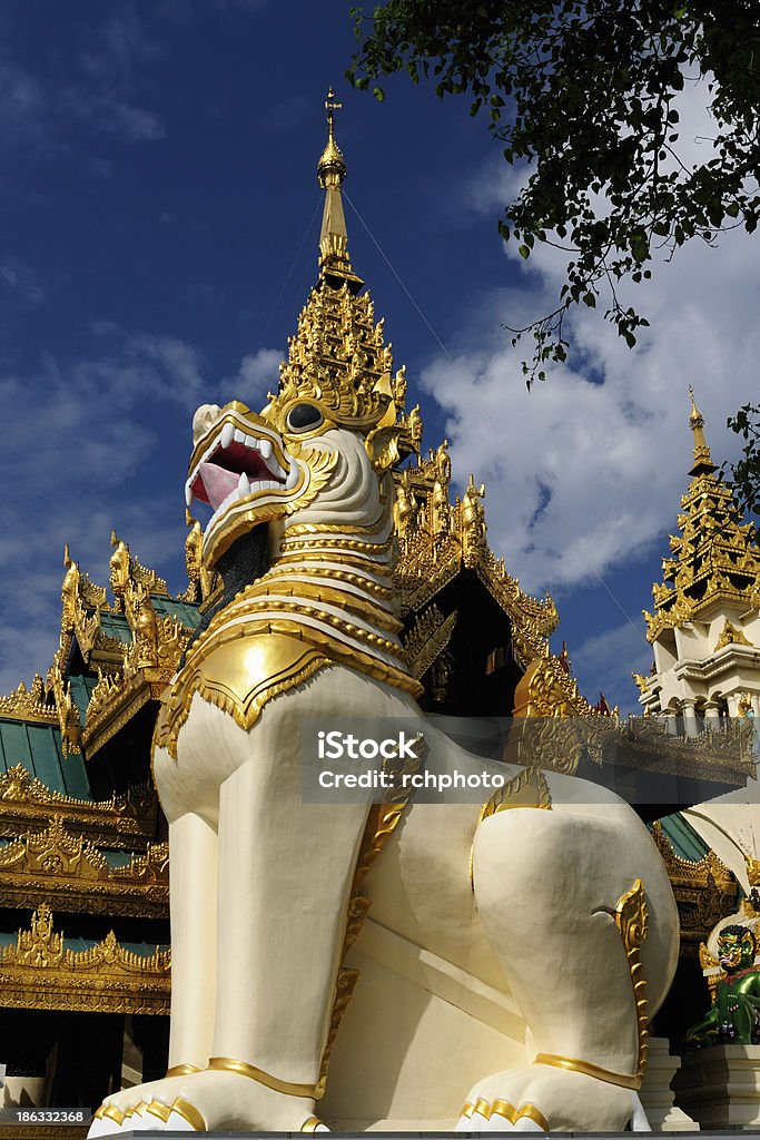 Myanmar (Birmania), Shwedagon Paya en Rangún - Foto de stock de Arquitectura libre de derechos