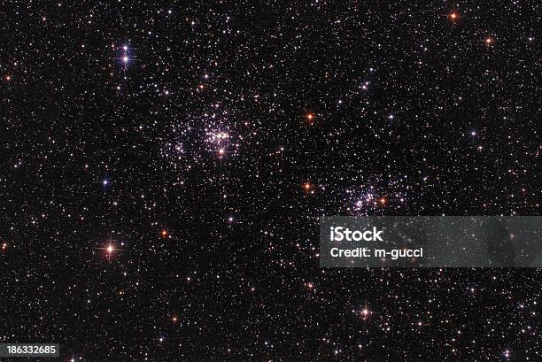 Foto de Aberto Agrupamentos Em Perseu Constelação De Estrelas e mais fotos de stock de Astrofotografia