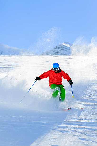 istock Freeride in fresh powder snow 186333270