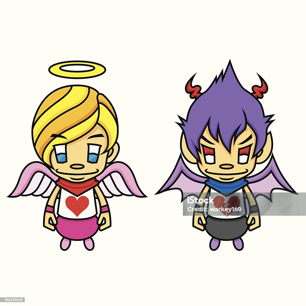 ANGEL & DEVIL - clipart vectoriel de Aile d'animal libre de droits