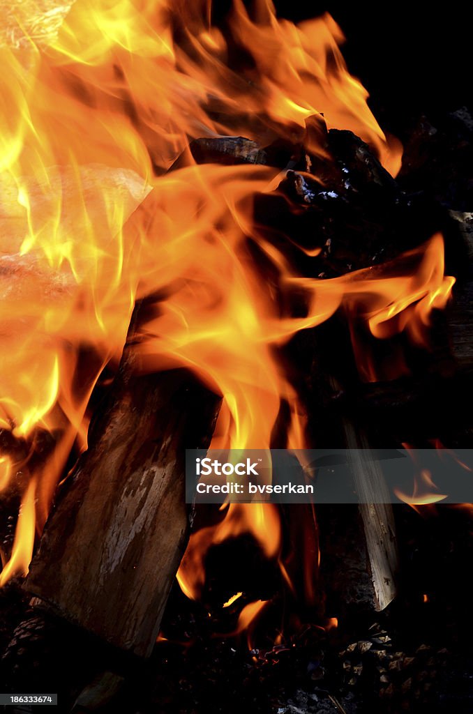 Fondo de fuego - Foto de stock de Amarillo - Color libre de derechos