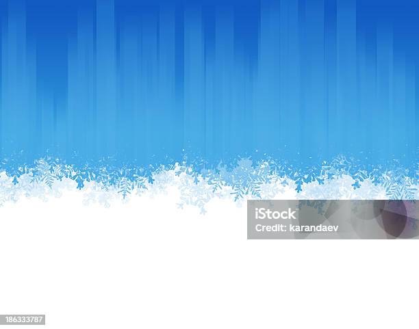 Fundo Abstrato De Natal - Fotografias de stock e mais imagens de A nevar - A nevar, Abstrato, Azul