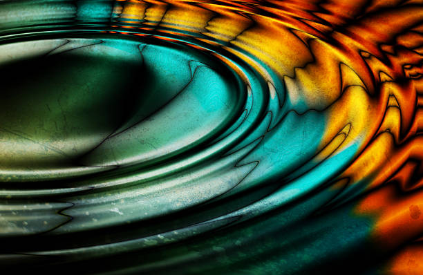 kolorowe naftowy przysiek ripples - texured effect zdjęcia i obrazy z banku zdjęć