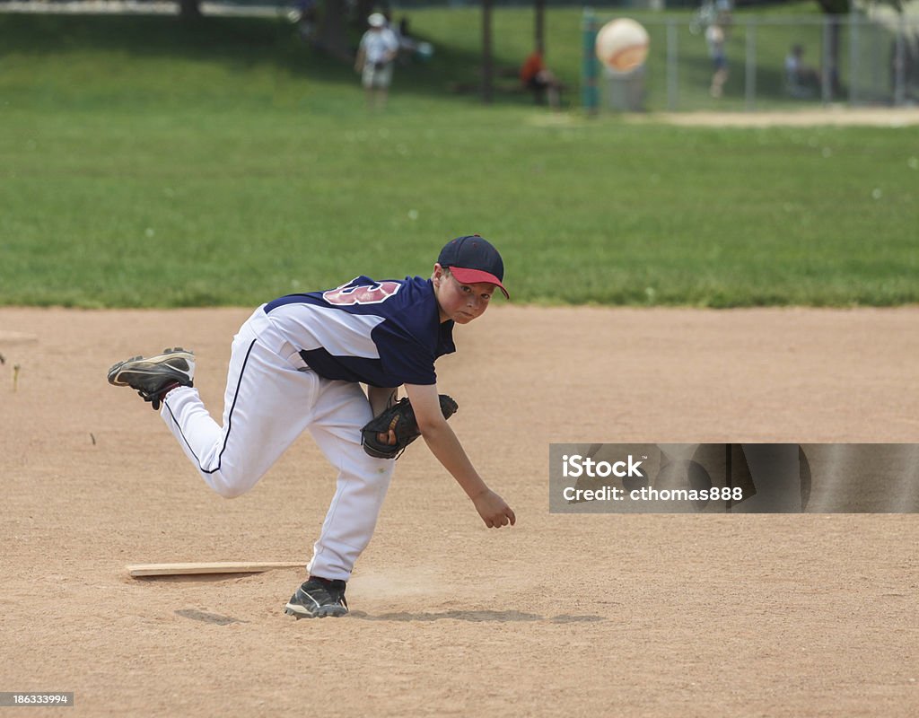 청소년 baseball Player-pitcher, 클리핑 경로를 - 로열티 프리 야구 스톡 사진