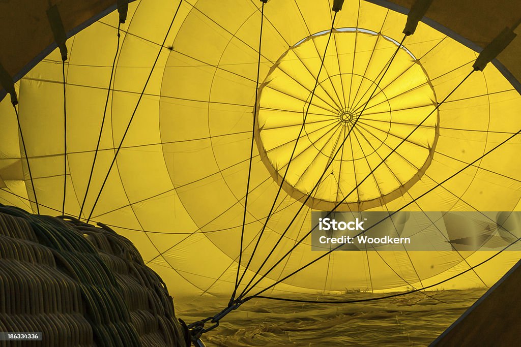 Dentro de um balão de ar quente - Foto de stock de Atividade Recreativa royalty-free