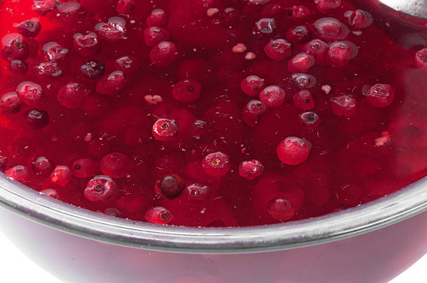 istock stewed cranberries and other berries in a large glass bowl 186334635