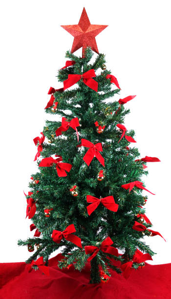 istock Close up on Christmas tree with decoration 1863359486