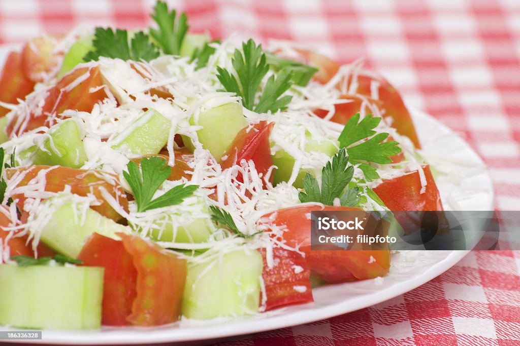 Frisches Gemüse-Salat - Lizenzfrei Farbbild Stock-Foto