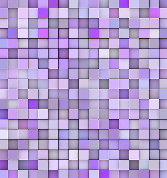 istock abstract backdrop 3d render cubes in different shades of purple 186336455