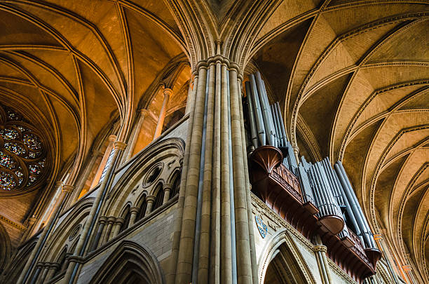 istock Interior of beautiful church in UK 186336526