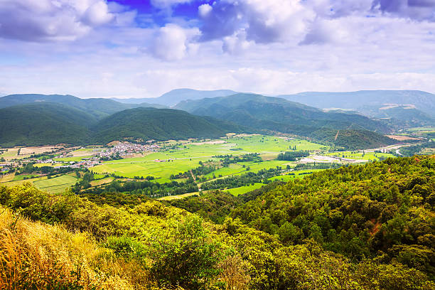 istock View of catalan mountains valley 186336645