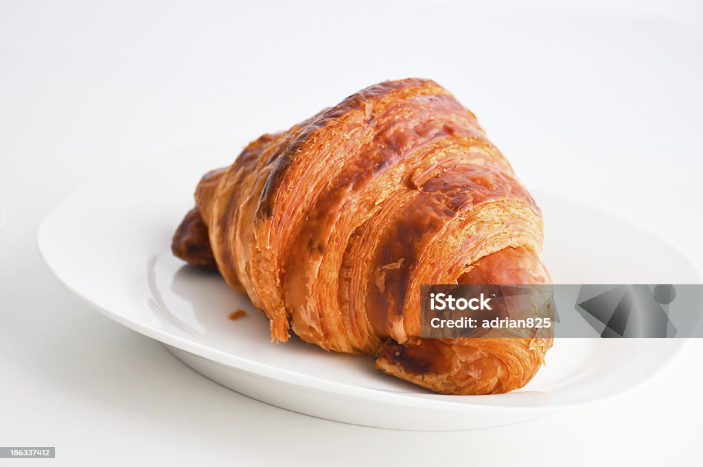 coffee and croissant in the morning Alcohol - Drink Stock Photo