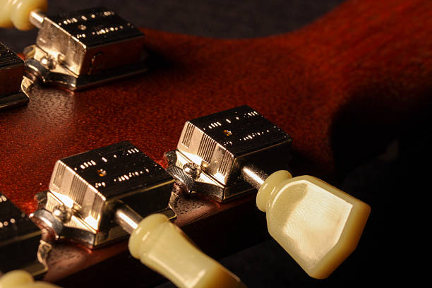 istock Electric guitar tuning peg detail 186339260