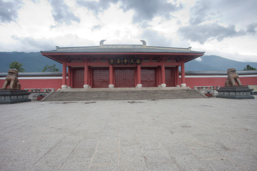 Buddhist temple in Korean countryside