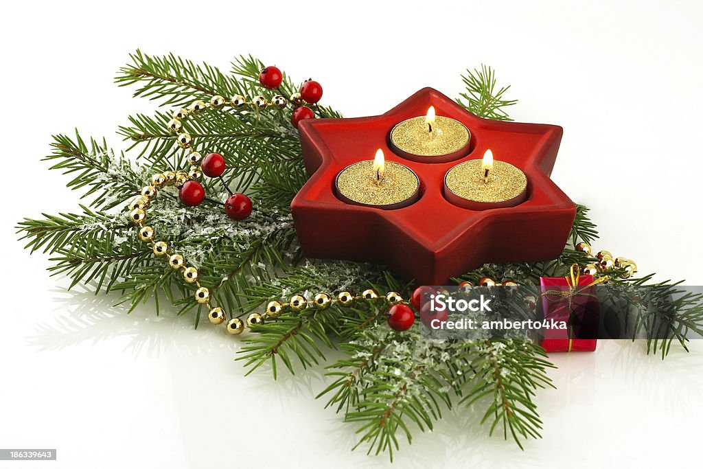 Composição de Natal - Foto de stock de Acender royalty-free