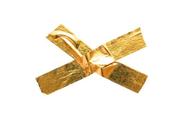 istock gold foil adhesive tape isolated on white background 1863399285