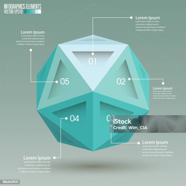 Computer Graphics Sphere 3d Sphere Infographics Template Stock Illustration - Download Image Now ...