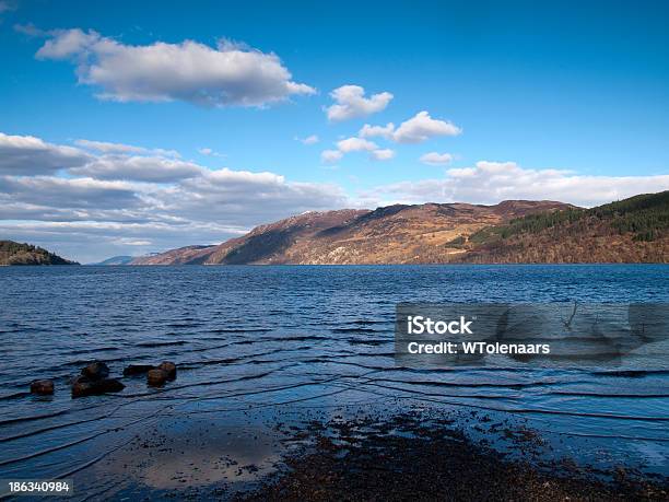 View Over The Famous Loch Ness Stock Photo - Download Image Now - Autumn, Beauty In Nature, Blue