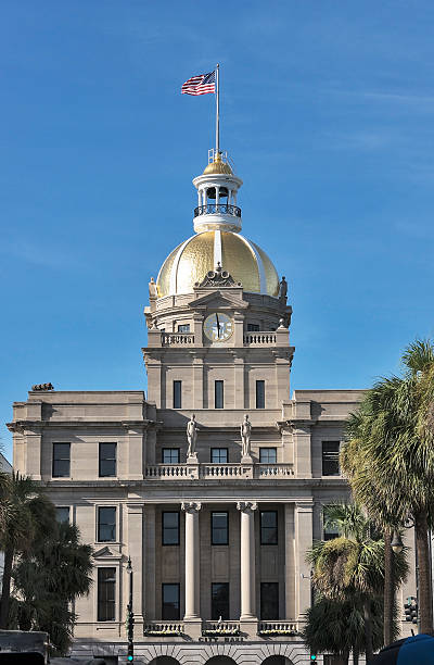 istock Savannah, Georgia City Hall 186342143