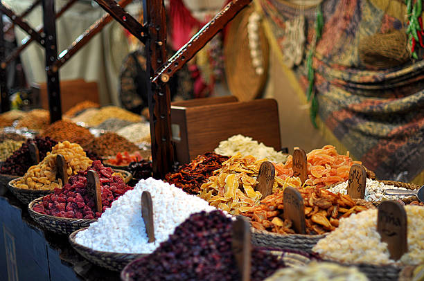 istock Oriental sweets on the market 186342566