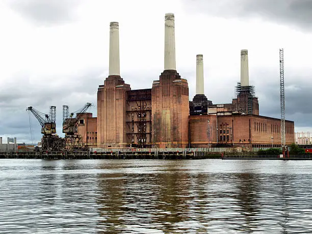Battersea Power Station in London, England, UK - high dynamic range HDR