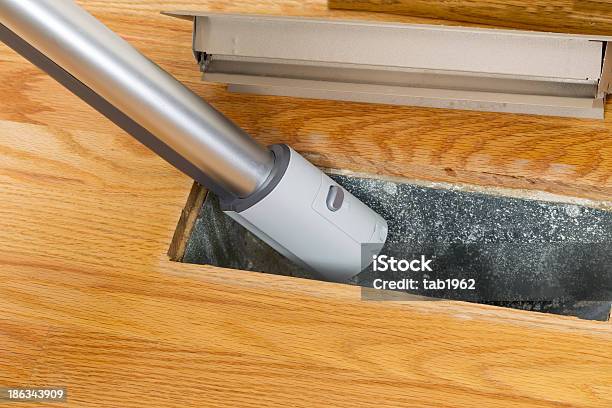 Cleaning Inside Heating Floor Vent With Vacuum Cleaner Stock Photo - Download Image Now